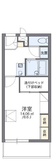 レオパレスフォレストの間取り画像