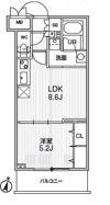 Alivis志村三丁目の間取り画像