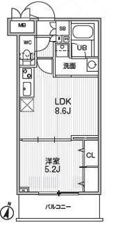 Alivis志村三丁目の間取り画像