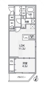 Alivis志村三丁目の間取り画像