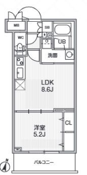 Alivis志村三丁目の間取り画像