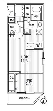 Alivis志村三丁目の間取り画像