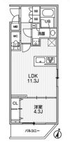 Alivis志村三丁目の間取り画像