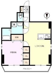 エルヴェ新宿の間取り画像