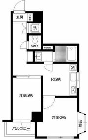 シルバープラザ大久保第2の間取り画像