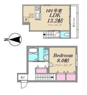 コルティーレ・ナノカの間取り画像