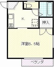 クレセンス若松Bの間取り画像