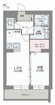 ラ ヴェリテ ヤハタの間取り画像