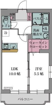 アングルスの間取り画像