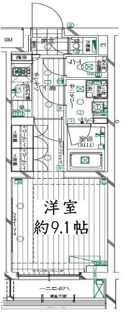 レガリス明大前の間取り画像