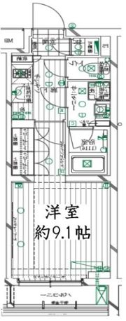 レガリス明大前の間取り画像