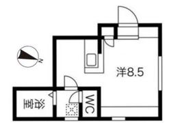 SAKURA AXIS 用賀の間取り画像