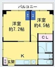 エージーコーポ東高円寺の間取り画像