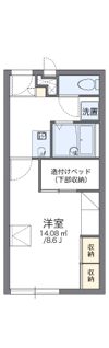 レオパレスカズⅡの間取り画像