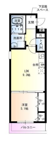 フジパレス泉大津駅西の間取り画像