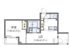 クレイノサンサーラ2の間取り画像