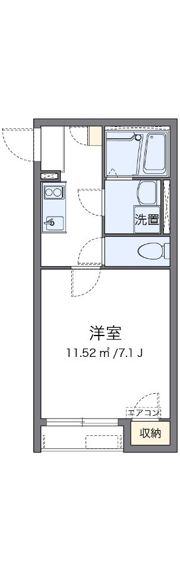 クレイノFREESIAの間取り画像