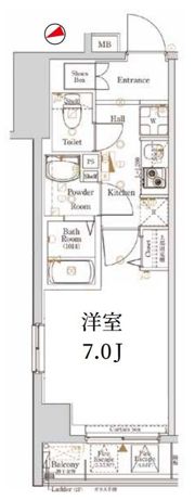 Log銀座東／ログ銀座東の間取り画像