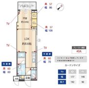 ZOOM蒲田EASTの間取り画像