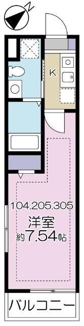プラージュ白金台の間取り画像