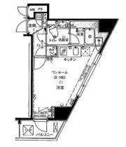 グレイス高輪タワーの間取り画像
