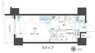 ZOOM市谷本村町の間取り画像