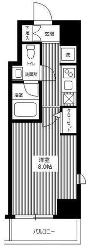 アイル東京深川の間取り画像