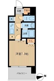エルシア五反田の間取り画像