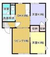フローラルハイツDの間取り画像