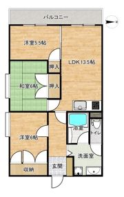 広田マンションの間取り画像