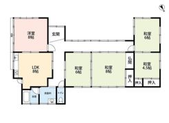 加須市南大桑戸建ての間取り画像