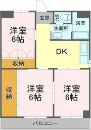 とどろきハイツの間取り画像