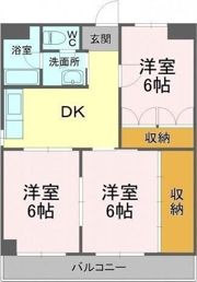 とどろきハイツの間取り画像