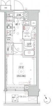 クレイシア品川戸越銀座の間取り画像