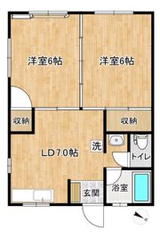 煉瓦の館弐番街の間取り画像