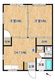 煉瓦の館弐番街の間取り画像
