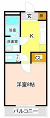 スカイコート門井の間取り画像