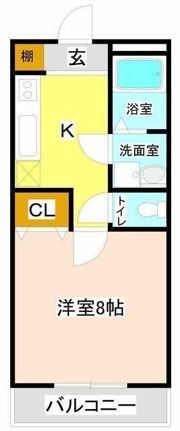 スカイコート門井の間取り画像