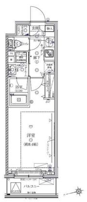 クレイシア北馬込の間取り画像