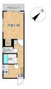 ソレアド高天の間取り画像