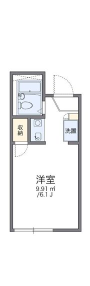 レオパレス千亀利の間取り画像