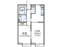 レオパレスシャルマン上の間取り画像