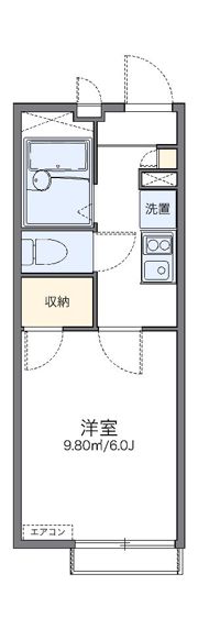 レオパレスフォレスト彩の間取り画像