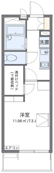 レオパレストレの間取り画像