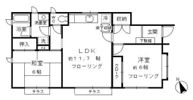チェスナット・ビラ B棟の間取り画像