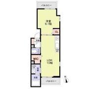 α（アルファ） parks MANSIONの間取り画像