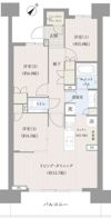 HARUMI FLAG SUN VILLAGE F棟の間取り画像
