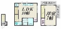 ユーズジャルダンⅢの間取り画像