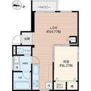 SCENE．Meguro Sauna Residenceの間取り画像