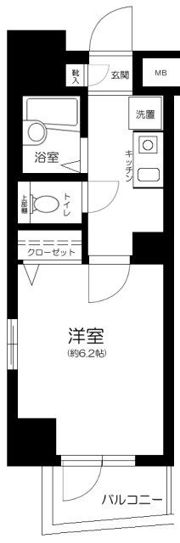リクレイシア西麻布Ⅰ番館の間取り画像